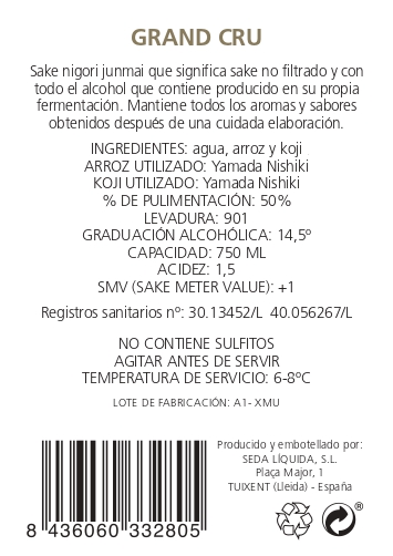 Sake Grand Cru