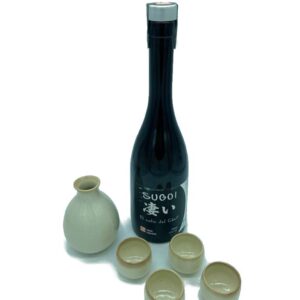 Juego Sake Vajilla Pack Blanca con Sake Sugoi